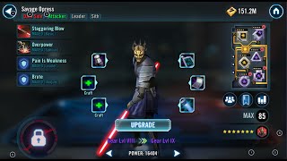 SWGOH  Savage Opress Omicron GAC SOLO Testing [upl. by Eiznekcam]