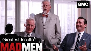 Top 13 Greatest Insults from Mad Men 🔥 Compilation [upl. by Akimik]