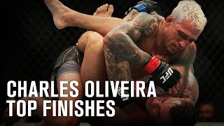 Top Finishes Charles Oliveira [upl. by Pepper877]