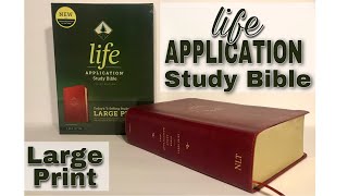 NLT Large Print Life Application Study Bible Review 3rd Edition [upl. by Gilbertson]