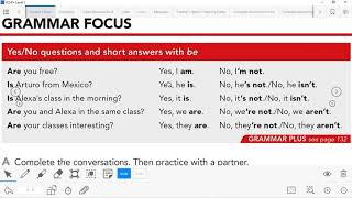 Unit 1B Explanation Interchange Fifth Edition Level 1  Ericks Class [upl. by Iadrahc]