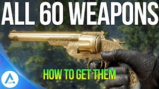 All 60 Unique Secret Weapons and How to Get Them  Red Dead Redemption 2 [upl. by Erret]