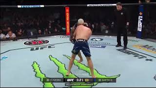 Charles Oliveira VS Justin Gaethje Highlights [upl. by Hanauq]