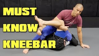 The First Kneebar You Should Learn  BJJ Leglock Submission [upl. by Pros]