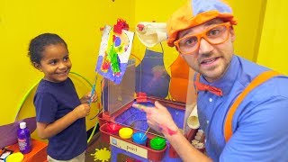 Blippi at the Play Place  Learn About Professions for Children [upl. by Alphonse]