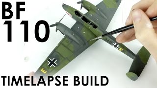 Building Airfix BF 110  Model Aircraft [upl. by Man151]