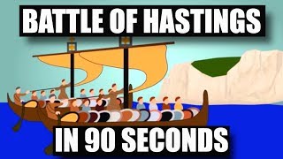 The Battle of Hastings in 90 Seconds [upl. by Andie]