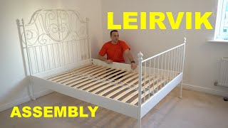 IKEA LEIRVIK bed instructions [upl. by Sakovich]