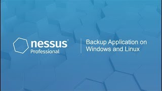 Backup Nessus Professional on Windows or Linux [upl. by Okiman]