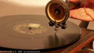 Gramophone PATHEPHONE n° 6  19081909 [upl. by Alegnad551]