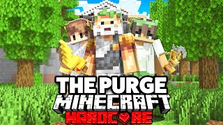 100 Players Simulate a Mythical Purge in Minecraft [upl. by Wendelina]