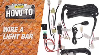 How to  Wire a LED Light Bar  Supercheap Auto [upl. by Kragh306]