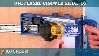 Rockler Universal Drawer Slide Jig [upl. by Alor]