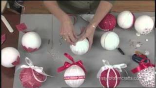 How to Make Five Ornaments in Five Minutes [upl. by Sacul193]