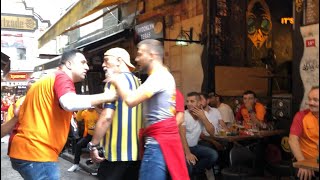 NEVIZADE  UltrAslan against Fenerbahce fan  FIGHTKAVGA [upl. by Nedyah361]