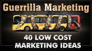 Guerilla Marketing  Ambush Marketing  40 Low Cost Ideas  Dr Vivek Bindra [upl. by Alethea]