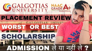 Galgotias University Review  Admission Process 2024  Scholarships  Placement Ranking Fees [upl. by Reivax]