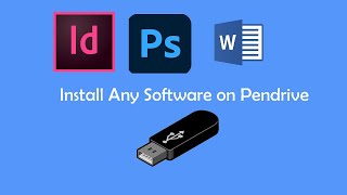 How to Install Software on a USB Pendrive  External Drive [upl. by Esydnac27]