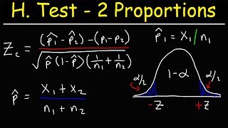 Hypothesis Testing With Two Proportions [upl. by Ttehc]