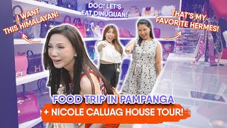 PAMPANGA FOOD TRIP amp HOUSE TOUR WITH NICOLE CALUAG  DR VICKI BELO [upl. by Iht]