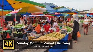 Walk Around Sunday Morning Market  Bentong [upl. by Budge204]