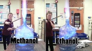 Whoosh Bottle  Methanol Vs Ethanol [upl. by Enieledam]