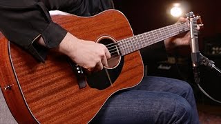 Fender Classic Design Series CD60S AllMahogany Dreadnought Acoustic Guitar Demo [upl. by Benita]