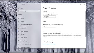 How To Turn Off and Disable Sleep Mode In Windows 10 Tutorial [upl. by Cullen]