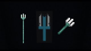 How to make a Trident in Minecraft Banner [upl. by Franklyn63]