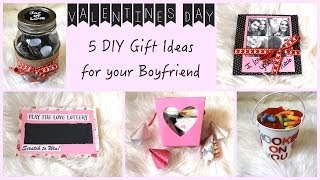 5 DIY Gift Ideas for Your Boyfriend [upl. by Keelby]