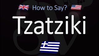 How to Pronounce Tzatziki Sauce CORRECTLY [upl. by Mintz]