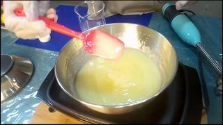 How To Make Skin Lightening Kojic Acid Soap With Lemon🍋 [upl. by Drugi642]