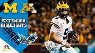 Michigan vs Minnesota  EXTENDED HIGHLIGHTS  1072023  NBC Sports [upl. by Elexa]