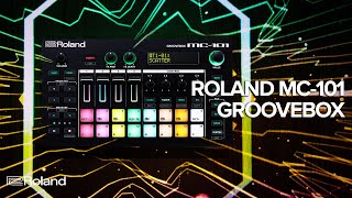 Roland MC101 GROOVEBOX for Beatmakers and Mobile Producers [upl. by Aloysia516]