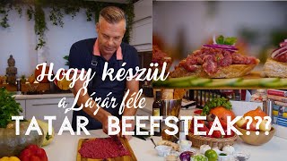 Tatár beefsteak Lázár Chef módon [upl. by Adikam]