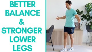 7Minute Balance Workout for Over 60s Static amp Dynamic Exercises [upl. by Nohsar]