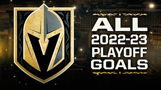 All VGK Goals from the 2023 Stanley Cup Playoffs [upl. by Lajib]