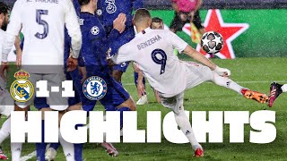 AMAZING Benzema goal  Real Madrid 11 Chelsea  HIGHLIGHTS UCL [upl. by Nivak599]