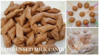 How to make CONDENSED MILK CANDY  caramel toffee [upl. by Juno]