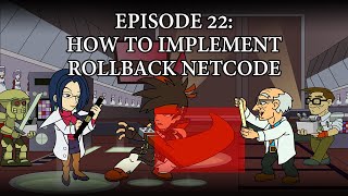 How to implement rollback netcode  Exploring Fighting Games 22 [upl. by Arzed]