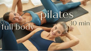 30 MIN Full body Pilates workout  Strengthen and Toning  14 Day Full Body Challenge [upl. by Loma]