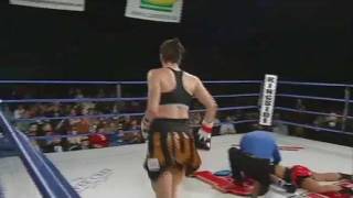 Jelena Mrdjenovich knocks out Olivia Gerula [upl. by Regnig511]