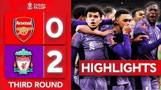 Arsenal Vs Liverpool FA CUP HIGHLIGHTS 2024 [upl. by Eetsirk]