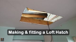 Finally fitting a custom Loft Hatch  Access Panel [upl. by Arved]