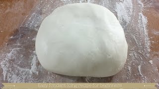 Easy fondant icing recipe for beginners [upl. by Huoh]