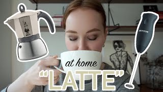 HOW TO MAKE A quotLATTEquot AT HOME moka pot  frother [upl. by Phillane]