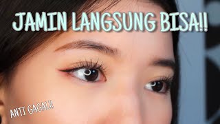 TIPS GAMBAR EYELINER PEMULA  TERGAMPANG [upl. by Yssirhc]