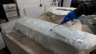 How to fiberglass plywood for boats Part 3 [upl. by Candie193]