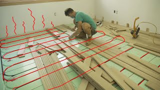 Plug and Play Radiant Floor Heating System  BEST ON THE MARKET [upl. by Eibocaj]