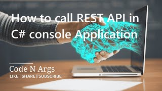 How to call REST API in C console Application  Read JSON Data  restweb api tutorial c  part 1 [upl. by Netsua339]